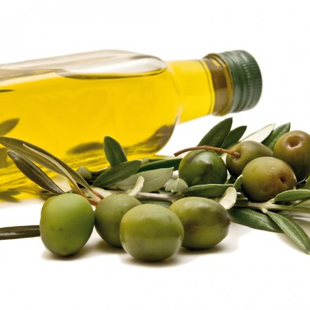 Extra virgin olive oil and Olives